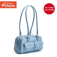 2025 Women's Trendy Bowling Bag Boston Tote with Shoulder Strap Versatile Y2K