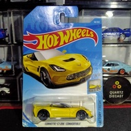 Hot Wheels Corvette C7 ZO6 Convertible Metallic Yellow