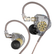 KZ EDX Lite Wired In-Ear Earbuds IEM Headphones TWS Dynamic HiFi Stereo Noise Reduction Long Battery