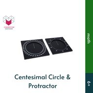 Cornerstone Montessori Centesimal Circle & Protractor - Montessori Math
