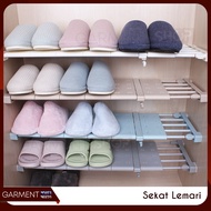 Flexible Wardrobe Divider Multifunctional Shoe Rack Cupboard Divider Size 48 - 75 cm