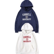 Cornell University Hooded Pullover Sweatshirt Graduation Commemorative Preppy Style Student Men Wome