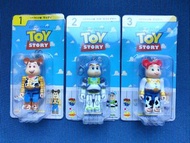 Bearbrick Be@rbrick Pixar Disney 一番賞 Toy story Medicom 100% Be@rbrick Woody胡迪 Buzz Lightyear巴斯光年 Jes