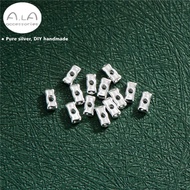 Seiko Square Spacer Beads S925 Sterling Silver Electroplating Seiko Small Spacer Square Spacer Cryst