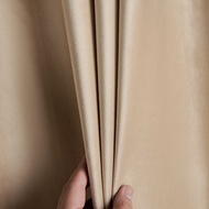 NAPEARL 1PC Solid Color Velvet Skin Friendly European Blackout Curtains Luxurious 70-80% Efficient S