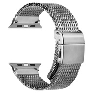 Luxury Milanese Mesh Apple Watch Ultra 2 Band 316L Stainless Steel Watch Strap For Apple Watch 49mm