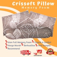 Crissoft Memory Foam Pillow Hotel Pillow 3pcs