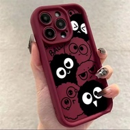 Casing Samsung M13 4G M35 S24 FE A06 A16 5G S25 5G S25+ S25 Ultra Silicone Coal Ball Elf Phone Case