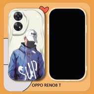 For OPPO Reno8 T Reno8 Pro Reno 8T 5G Reno 8 Pro Cartoon Pop Boys Case Wave Edge Back Cover Soft Silicone Camera Lens Protection Phone Cases Shockproof Casing