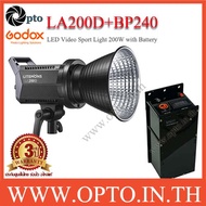 Godox Litemons LA200D + BP240 ไฟต่อเนื่อง 200W พร้อมแบตเตอรี่ 1ชม. LA200