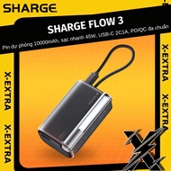 SHARGE Flow 3 10000mAh P3 Backup Battery 45W USB-C, 2C1A, PD 2.0 PD 3.0 QC 3.0