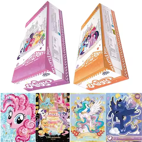 English Version My Little Pony Cards Genuine KAYOU Mystery Box Trading Card Game Birthday Holiday Gi