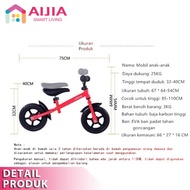 Aijia Sepeda Anak | Sepeda Anak Perempuan | Balance Bike | Sepeda Mini