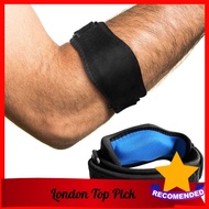 [ London ] Adjustable Elbow Brace Tennis Elbow Support Wrap Elbow Forearm Belt Elbow Protector for T