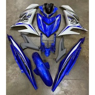 BODY COVER SET Y15ZR V1 / V2 MX KING SILVER BLUE