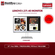 Lenovo L27i-40 (67ABKAC4MY) Monitor | 27.0" | 4ms | 100Hz | FHD(1920x1080) | IPS Panel | VGA & HDMI 
