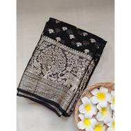 Black Georgette Saree