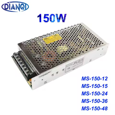 DIANQI power supply 12V 15V 24V 36V 48V 150w power suply 150w mini size led power supply unit ac dc 