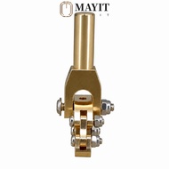 MAYIT Guitar Presser, Brass Color Brass Fret Press Tool, Professional Fret Press Caul For Fret Level