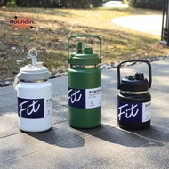 ROUNDIN Water Bottle, Thickened 2L/2.5L Sports Water Bottles, Portable Stainless Steel Broken-resist