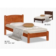 [siap pasang] katil kayu single / pull-out