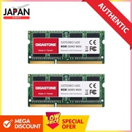 Memory DDR3] GIGASTONE 8GBx2 (16GB Kit) DDR3/DDR3L 1600MHz (1333MHz) PC3-12800 (PC3-10600) CL11 1.35