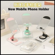 Transparent Phone Holder Adjustable Portable Table Stand Rotatable Flexible Anti Slip Universal Desk