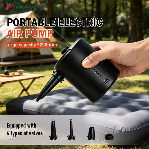 Home Use Electric Air Pump Outdoor Tent Wireless Compact Portable Air Pump Air Mattress Swim Ring Ai