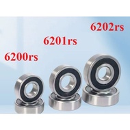 Bearing 6200RS / 6201RS / 6202RS – Sealed Rubber Cap Bearing, Heavy Duty Steel, Smooth and Durable R