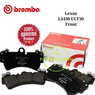 Original Brembo Front Rear Brake Pad - Lexus LS430 UCF30