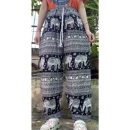 Elephant Pattern pants Long For Men/Women Men's Harem pants/Elephant