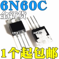 5pcs FQP6N60C 6N60 TO-220 MOS Field effect tube  6A 600V MOS field effect tube, TO220