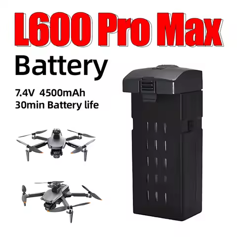 LYZRC L600 ProMax Extended Life Drone Battery 7.4V 4500mAh Quadcopter Replacement Battery for L600 P