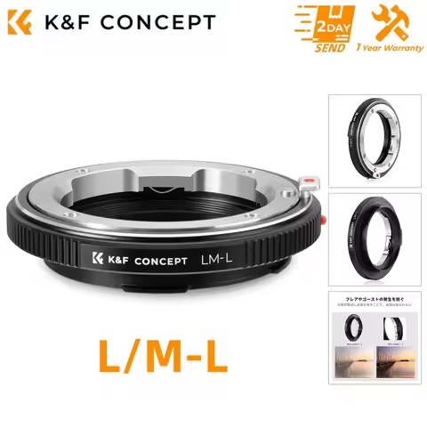 Panasonic Lumix S1 Lens Adapter K&F CONCEPT L/M-L Lens Mount Adapter for Leica M Series Lens to L Mo