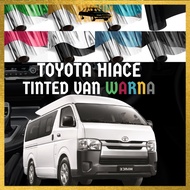 Toyota Hiace 2006-2020 Standard Saiz Tinted Van Warna / Toyota Hiace Standard Size Tinted Van Colour