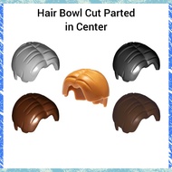 Hair Bowl Cut Parted in Center (38800) Minifigure Body Part