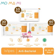 Momami Antibacterial Wipes Non-Alcoholic Antibacterial Wet Wipes Berry Mart