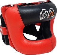 RIVAL Boxing RHGFS3 Face-Saver Sparring Headgear - Wide Eye Opening, Premium Leather, and Thermoplas