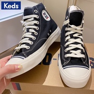 Keds prokeds couple high-top canvas shoes men's and women's shoes classic black retro casual shoes sneakers hot sale