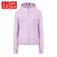 (สินค้าพร้อม） Uniqlo เสื้อกันยูวี UPF50 เสื้อกันแดด เสื้อแขนยาวมีหมวก เสื้อกันUV ระบายอากาศได้ดี เสื