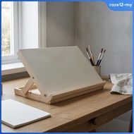 [RazecaMY] Tabletop Drawing Easel Simple Rectangular Drafting Board Art Supply Adjustable Angle