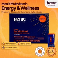 BeMe Liquid Multivitamin for Men - 2x Faster Absorption & High Bioavailability - A, B-Complex, C, D,