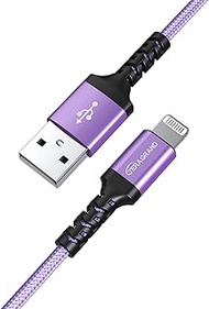 Tera Grand - Apple C89 MFi Certified Lightning to USB-A Braided Cable for iPhone 14/13/12/11 Pro Pro