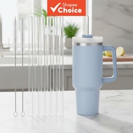 Reusable Straw Compatible with Stanley 14/20/30/40 Oz Tumbler with Cleaning Brush  Straw Boleh Digun