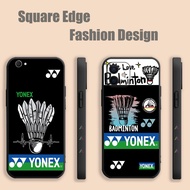 Casing For Realme C30 9 10 9i C31 C33 C55 11 pro Plus 5G C67 Note 50 Yonex Badminton Racket Collage OAP03 Phone Case Square Edge