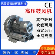 High Pressure Fan Engraving Adsorption Turbo Fan 2HB610-AH26 High Pressure Vortex Blower Fish Pond P