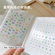 Nail Stickers Easy Nail Paint Practice Design Book Manicure Design Tip Storage Display Albums Nails 