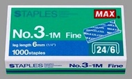 Staples No 3-1M Refill Isi Stapler MAX Besarl HD-50 100% ORIGINAL
