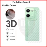 SKIN CARBON INFINIX SMART 7 - ANTI GORES BELAKANG INFINIX SMART 7