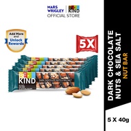 [Bundle Of 5] Be-Kind Dark Chocolate Nuts & Sea Salt 40G [Snack/Chocolate/Bar]